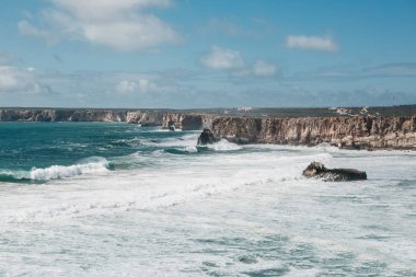 Atlantik okyanusunun güzel manzarası.