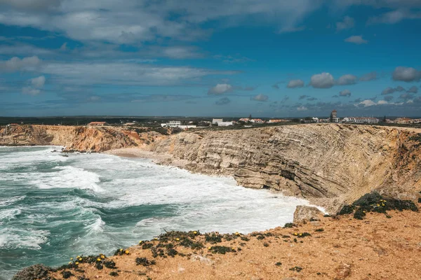 Bela vista do oceano atlântico. — Fotografia de Stock