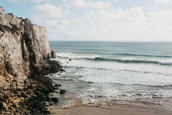 Bela vista do oceano atlântico. — Fotografia de Stock