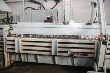 Kağıt atık hazırlama tesisi atık, basmak için donatım.