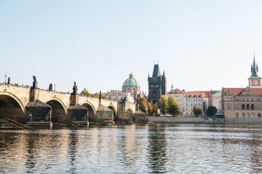 Cityscape Çek Cumhuriyeti Prag güzel görünümü.