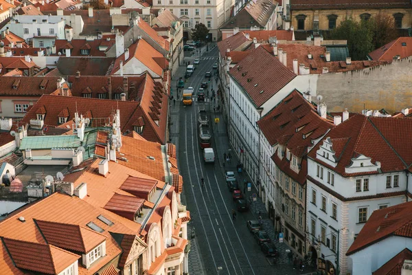 Vakkert syn på byen i Praha i Tsjekkia . – stockfoto