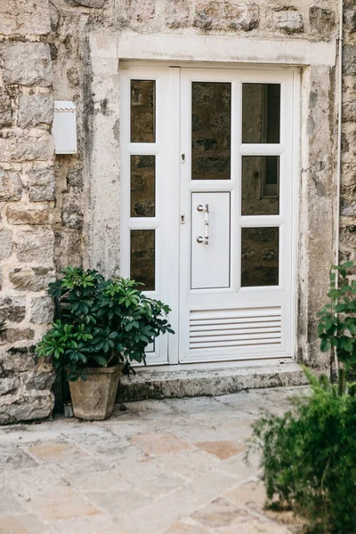 Дверь или вход в жилой дом — стоковое фото