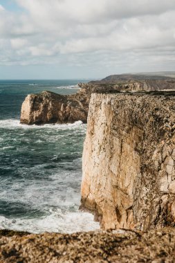 Atlantik okyanusunun güzel manzarası.