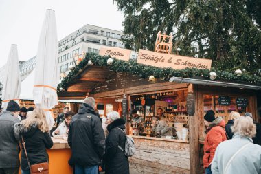 Berlin 'de Noel pazarı.