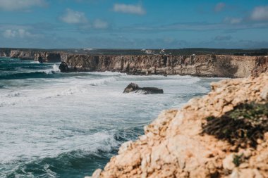 Atlantik okyanusunun güzel manzarası.
