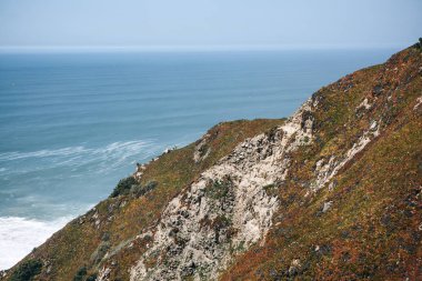 Atlantik Okyanusu'nun Batı Cape Roca Portekiz andan itibaren güzel manzara