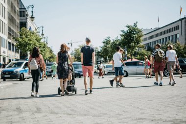 Normal şehir hayatı Berlin
