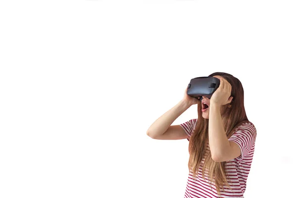 La mujer con gafas VR —  Fotos de Stock