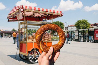 Simit adlı Türk Fast-Food simit