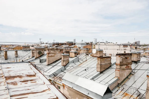 Beautiful top view of the roofs — Stock Photo, Image