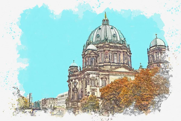 Berlins katedral i Berlin — Stockfoto