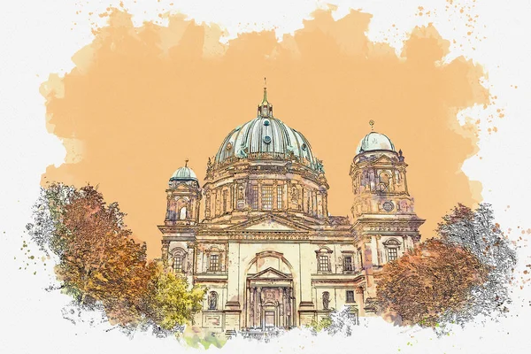 La Catedral de Berlín en Berlín — Foto de Stock