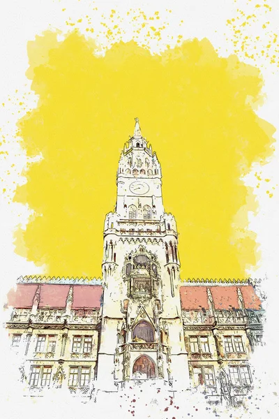 Architektur in München in Deutschland — Stockfoto