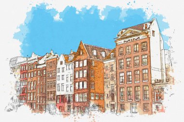 Amsterdam'da geleneksel mimari