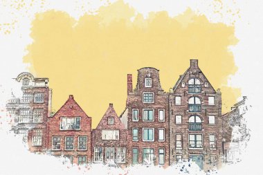 Amsterdam'da geleneksel mimari