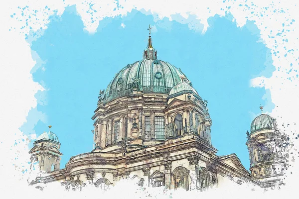 De Berlijnse kathedraal in Berlijn — Stockfoto
