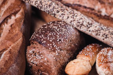 Ekmek ve fırın ürünleri, ekmek kavramı Close-up