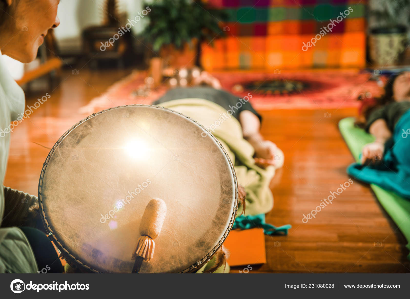 Indian Drum Sound Therapy Stock Photo by ©microgen 231080028