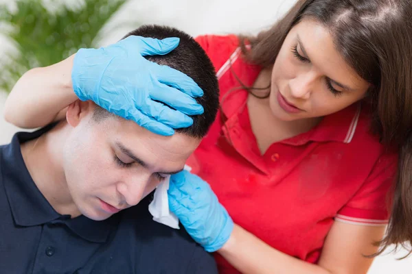 First Aid Training Food Poisoning First Aid Course — Stock Photo, Image