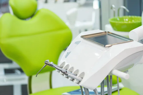 Close Cadeira Dentista Odontologia — Fotografia de Stock