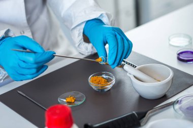 Kalite kontrol laboratuvarı curcuma, teftiş uzman