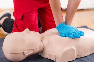 İlk yardım eğitimi - kalp masajı. İlk yardım kursu cpr kukla üzerinde