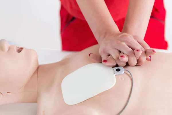 Formazione Primo Soccorso Rianimazione Cardiopolmonare Corso Primo Soccorso — Foto Stock