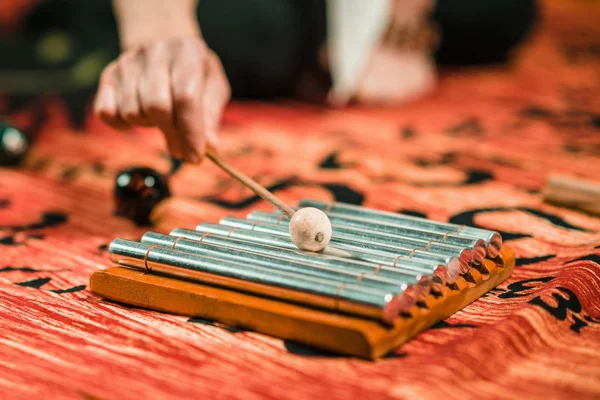 Chakra Chimes Terapia Som — Fotografia de Stock