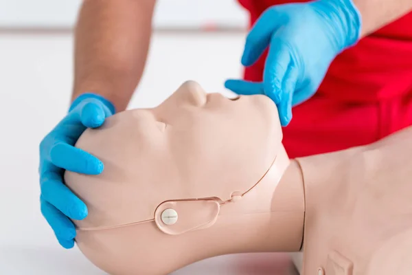 Treinamento Primeiros Socorros Reanimação Cardiopulmonar Curso Primeiros Socorros — Fotografia de Stock