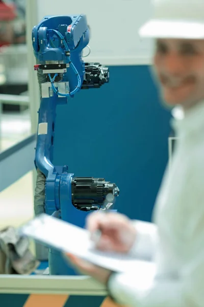 Technologie Ingenieur Fabriek Werken Checklist Bedrijf Het Toezicht — Stockfoto