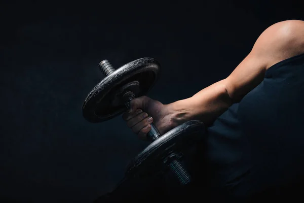 Woman Lifting Weights Cross Training Competitio — Stock Photo, Image
