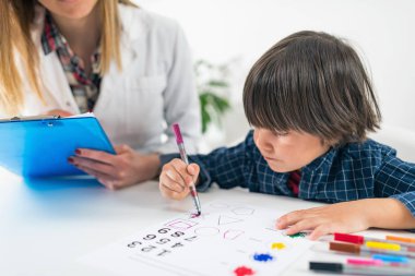 Çocuk için Psikoloji Testi - Toddler Boyama Şekilleri   