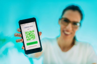 Virüsün yayılmasını engellemek için tasarlanmış Corona Virüs Uygulamasının QR Kodu