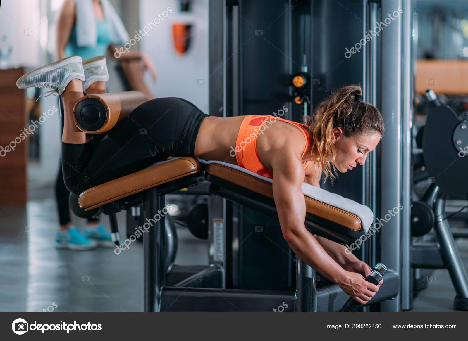 Lying leg curl bench sale