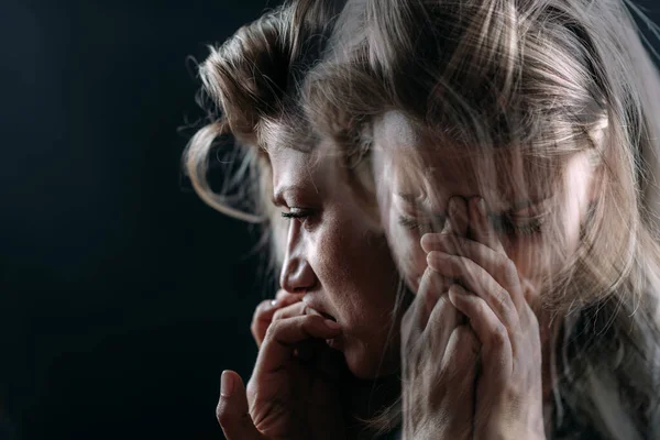 Ptsd Zespół Stresu Pourazowego Kobieta Zaburzeniami Psychicznymi — Zdjęcie stockowe