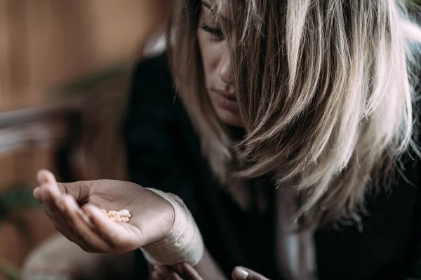 Ptss Posttraumatische Stressstoornis Psychotherapeut Neemt Notities Tijdens Sessie Met Patiënt — Stockfoto