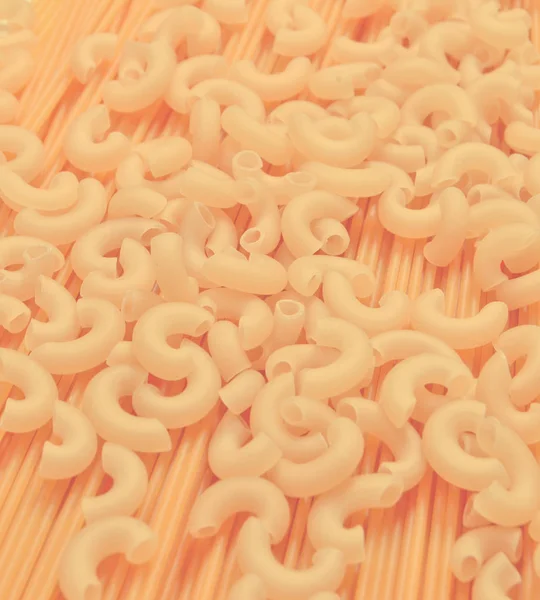 Varieties Pasta Horns Pasta Spaghetti — Stock Photo, Image