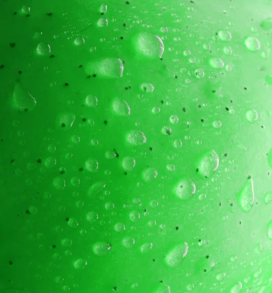 Gul Apple Sort Gyllene Droppar Vatten Närbild — Stockfoto