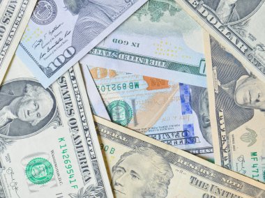 Arka planını dolarlık banknot