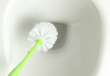 Ruff tuvalet Bow'da tuvalet temizlemek için