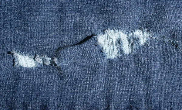 Textur Zerrissener Jeans — Stockfoto