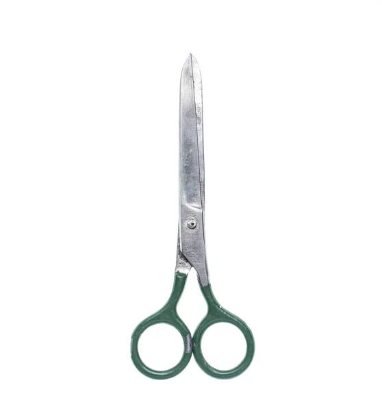 Metal Old Scissors Isolated White Background — Stock Photo, Image