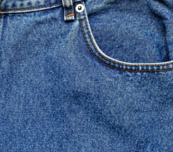 Jeans Bolso Dianteiro Textur — Fotografia de Stock