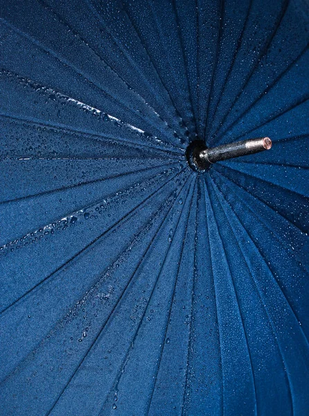 Fechar Textura Guarda Chuva Gota Chuva — Fotografia de Stock