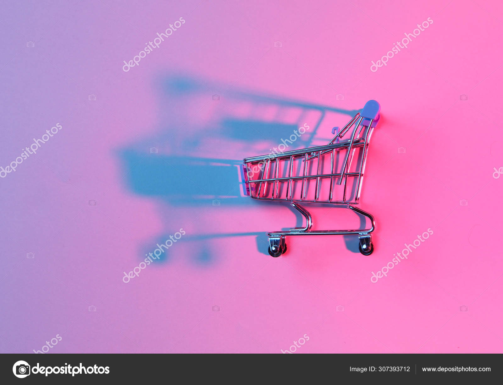 pink shopping trolley toy