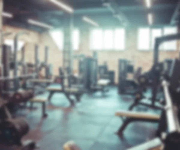 Blurred Photo Interior Gym Equipment Sports Concept Workout — Stock Photo, Image