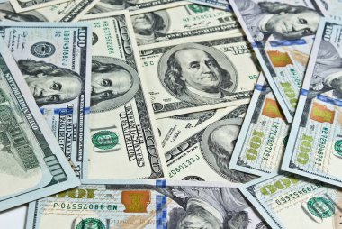 Birçok yüz dolarlık banknotların arka planı