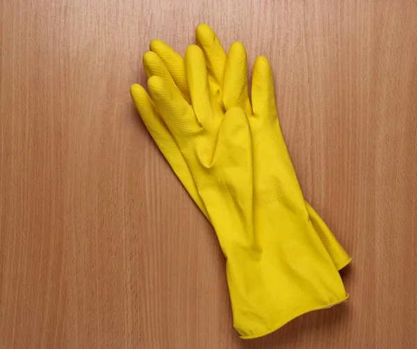 Handschoenen Het Bureau Bovenaanzicht — Stockfoto