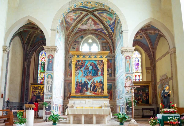 San Giminiano Maggio 2016 Dipinti Decorazioni Dell Altare Della Chiesa — Foto Stock